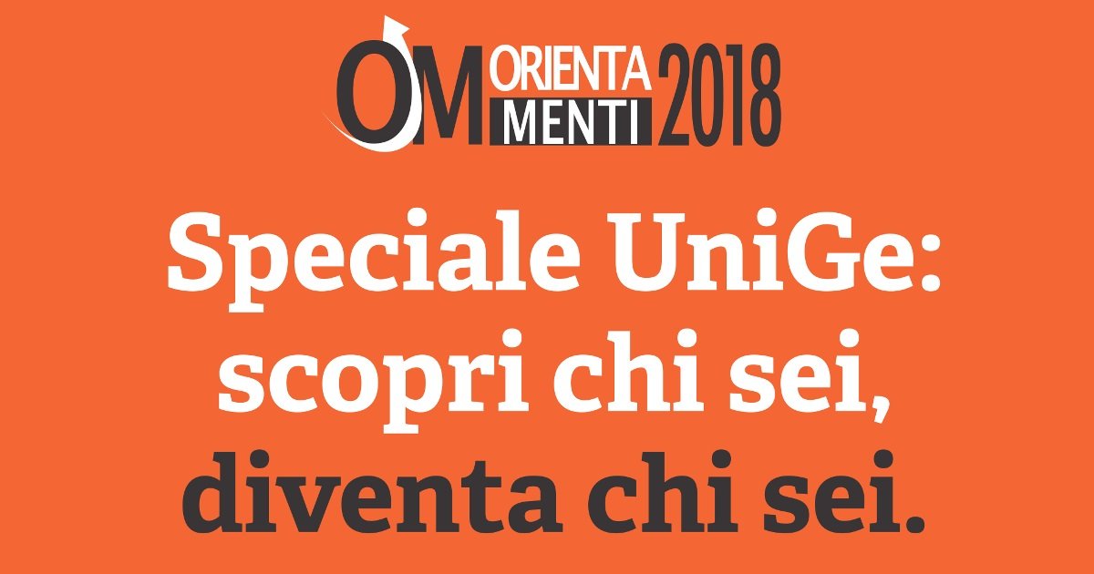 L’Università di Genova al 23° Salone Orientamenti