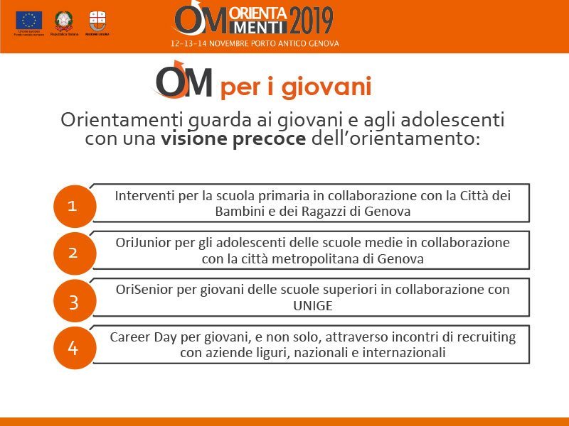Orientamenti per i giovani