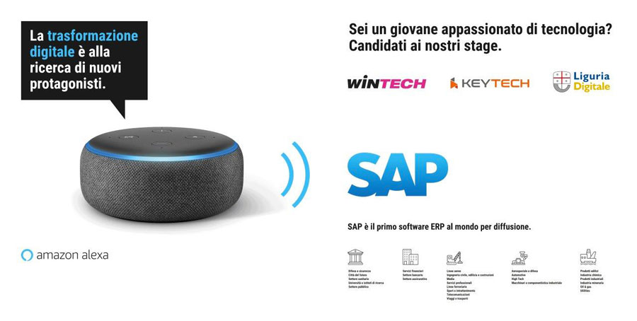 Keytech e Wintech alla ricerca di nuovi protagonisti del digitale