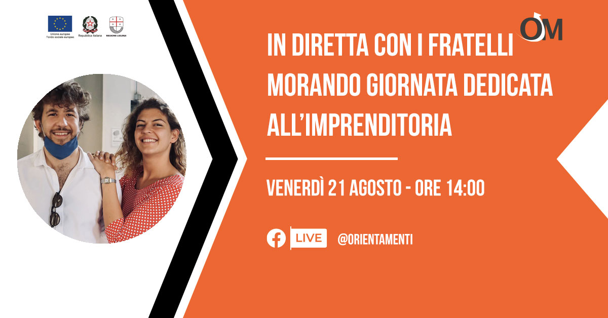 In diretta con i fratelli Morando giovani imprenditori genovesi