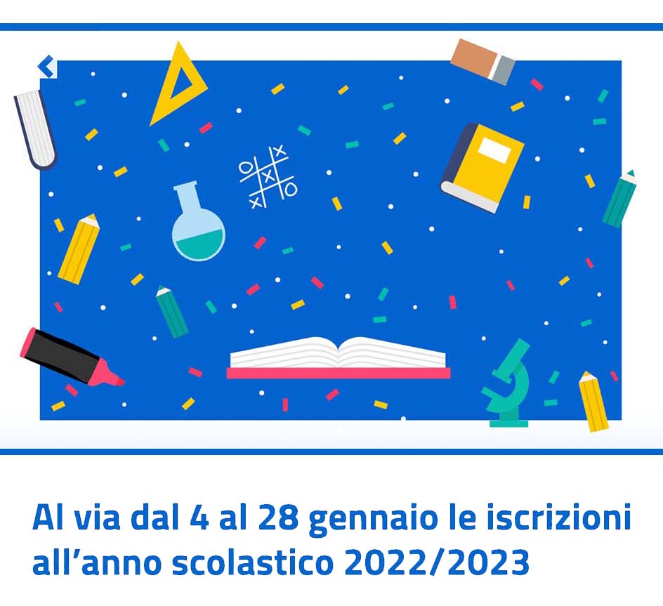 Al via il 4 Gennaio le iscrizioni per il nuovo anno scolastico